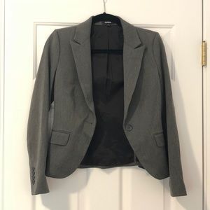 Express Grey Suit Jacket